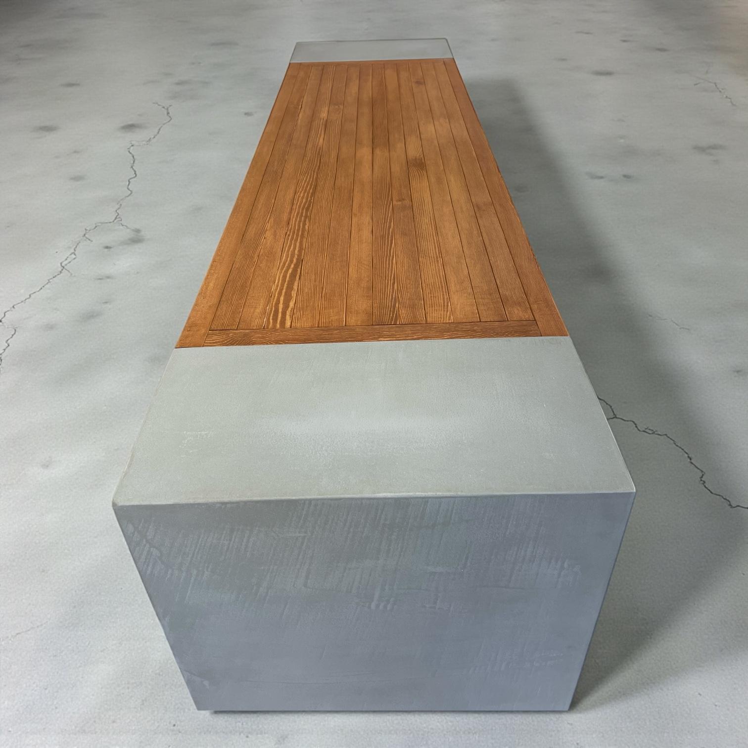 モルタル×木　ベンチV2 | 6枚目